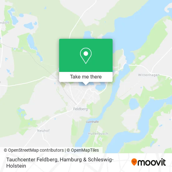 Карта Tauchcenter Feldberg