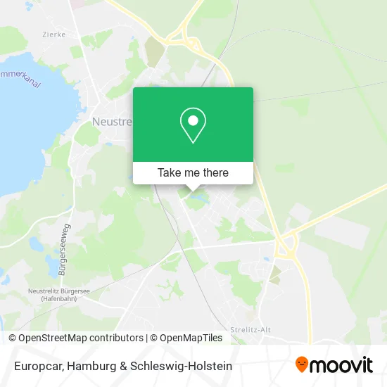 Карта Europcar