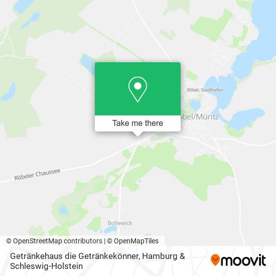 Getränkehaus die Getränkekönner map