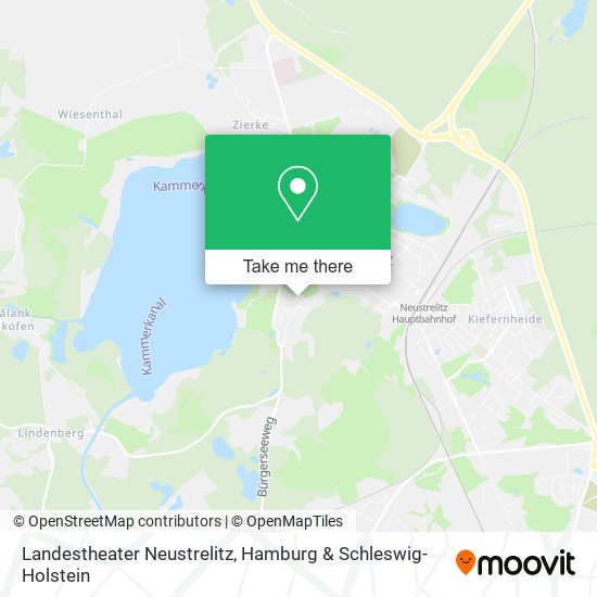 Landestheater Neustrelitz map