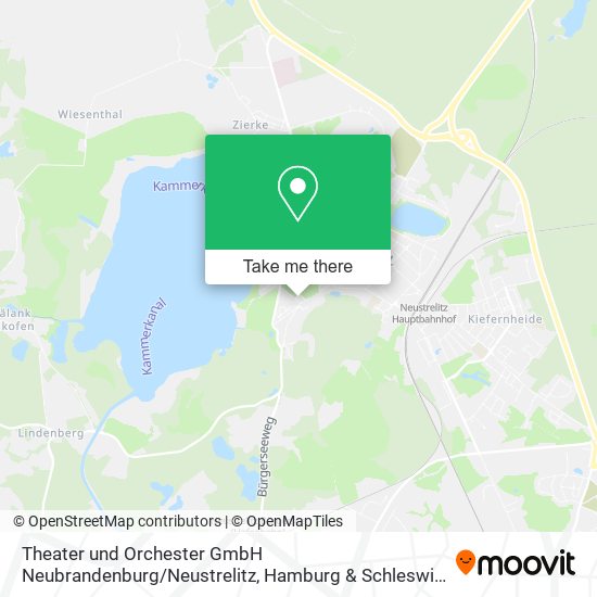 Theater und Orchester GmbH Neubrandenburg / Neustrelitz map