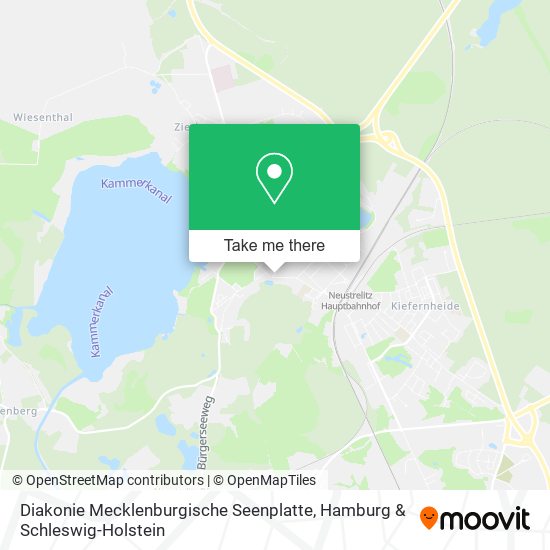 Diakonie Mecklenburgische Seenplatte map