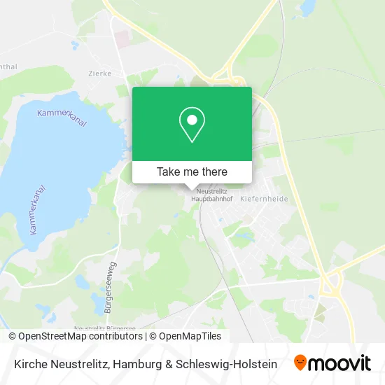 Карта Kirche Neustrelitz