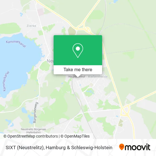 Карта SIXT (Neustrelitz)