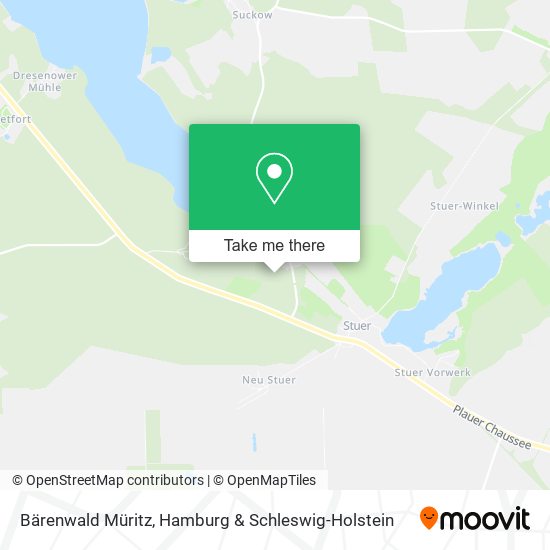 Bärenwald Müritz map