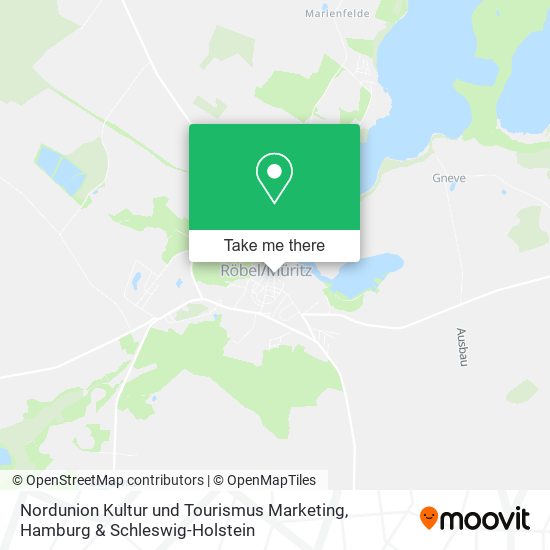 Nordunion Kultur und Tourismus Marketing map