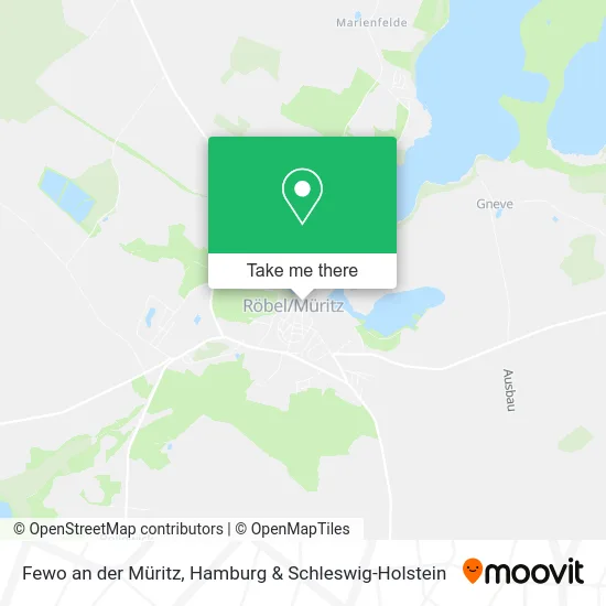 Карта Fewo an der Müritz