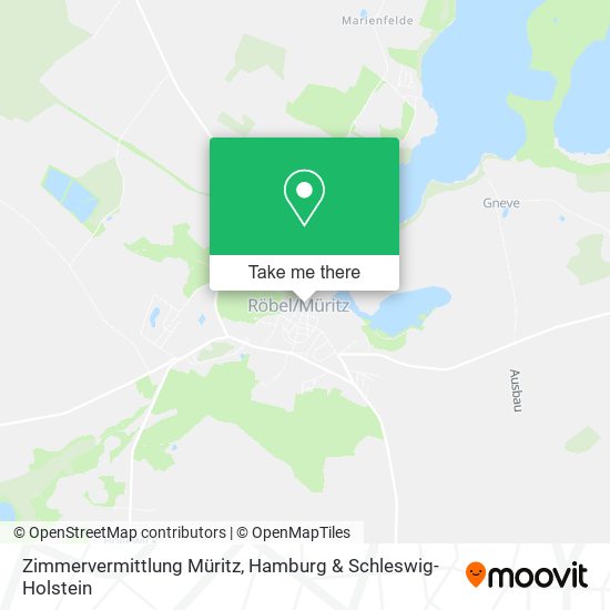 Zimmervermittlung Müritz map