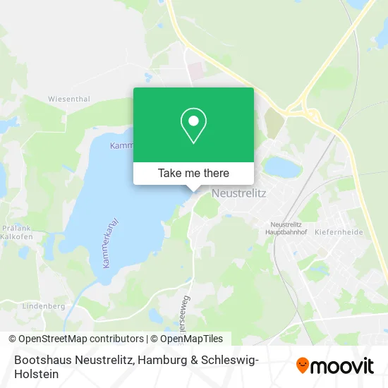 Карта Bootshaus Neustrelitz
