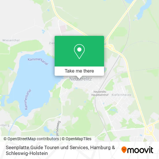 Карта Seenplatte.Guide Touren und Services