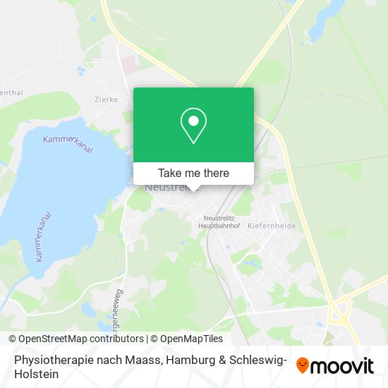 Physiotherapie nach Maass map