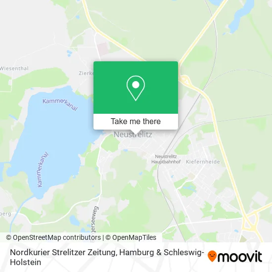 Карта Nordkurier Strelitzer Zeitung