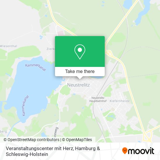 Veranstaltungscenter mit Herz map