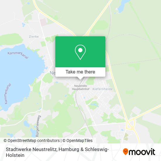 Stadtwerke Neustrelitz map