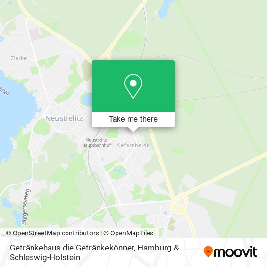 Getränkehaus die Getränkekönner map
