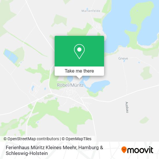 Ferienhaus Müritz Kleines Meehr map