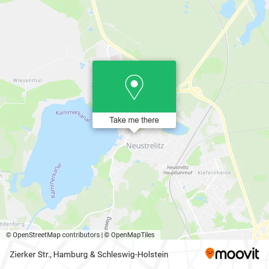 Карта Zierker Str.