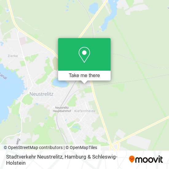 Stadtverkehr Neustrelitz map