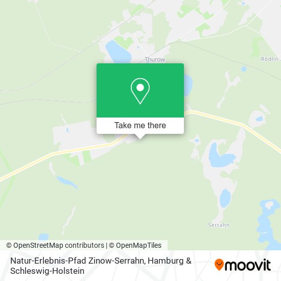 Natur-Erlebnis-Pfad Zinow-Serrahn map