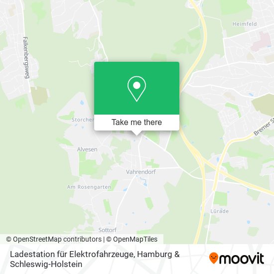 Ladestation für Elektrofahrzeuge map