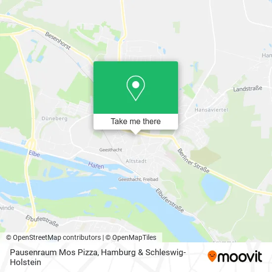 Карта Pausenraum Mos Pizza