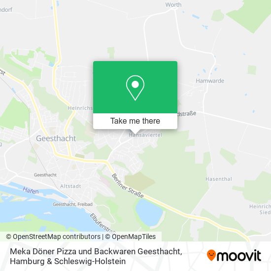 Meka Döner Pizza und Backwaren Geesthacht map