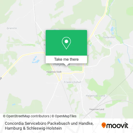 Карта Concordia Servicebüro Packebusch und Handke