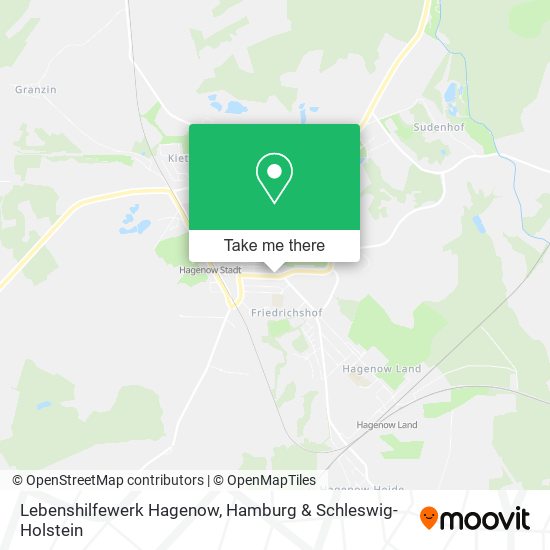 Lebenshilfewerk Hagenow map