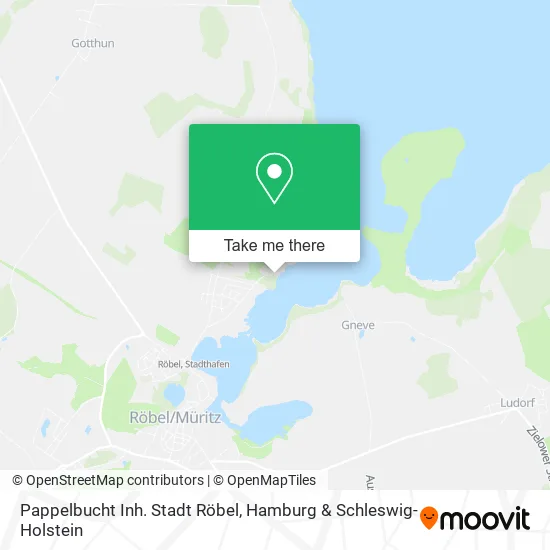 Карта Pappelbucht Inh. Stadt Röbel