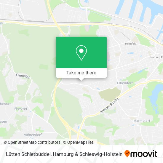 Lütten Schietbüddel map
