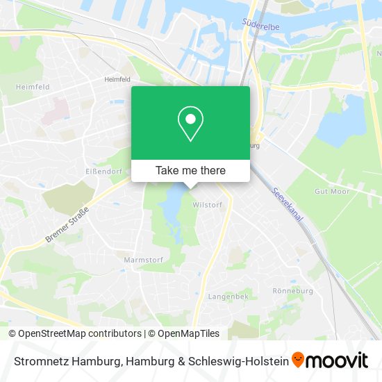 Stromnetz Hamburg map