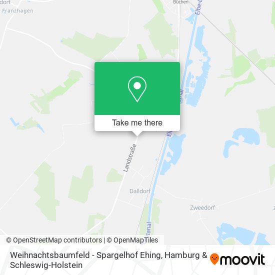 Weihnachtsbaumfeld - Spargelhof Ehing map