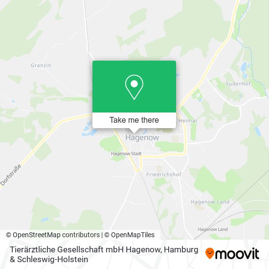 Tierärztliche Gesellschaft mbH Hagenow map