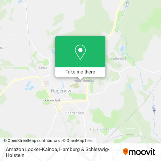 Карта Amazon Locker-Kainoa