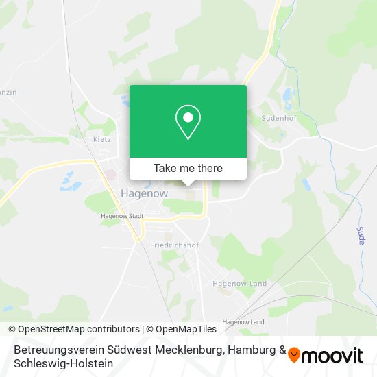 Betreuungsverein Südwest Mecklenburg map