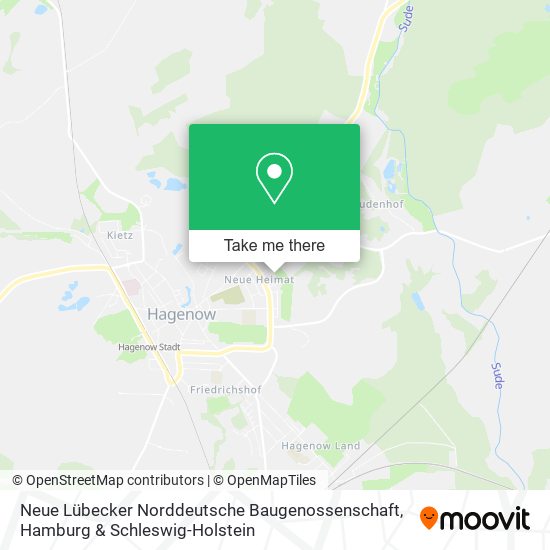 Neue Lübecker Norddeutsche Baugenossenschaft map