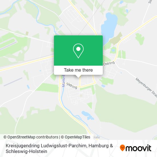 Kreisjugendring Ludwigslust-Parchim map