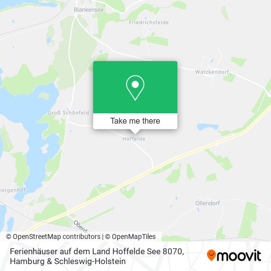 Ferienhäuser auf dem Land Hoffelde See 8070 map