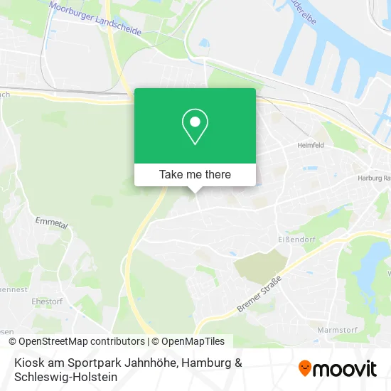 Карта Kiosk am Sportpark Jahnhöhe