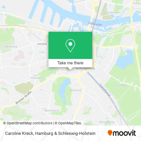 Caroline Kreck map