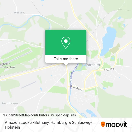 Карта Amazon Locker-Bethany