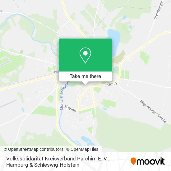 Карта Volkssolidarität Kreisverband Parchim E. V.