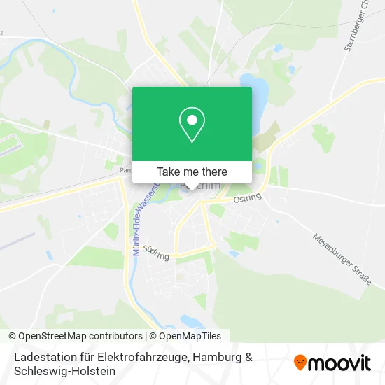Карта Ladestation für Elektrofahrzeuge