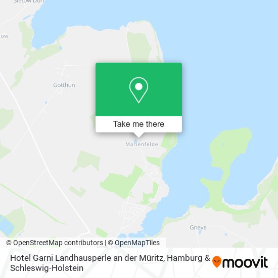 Hotel Garni Landhausperle an der Müritz map