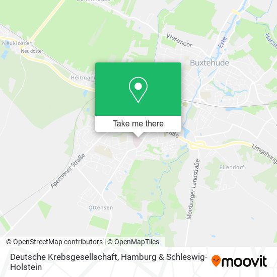 Deutsche Krebsgesellschaft map