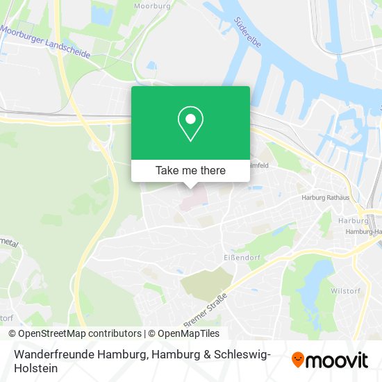 Wanderfreunde Hamburg map