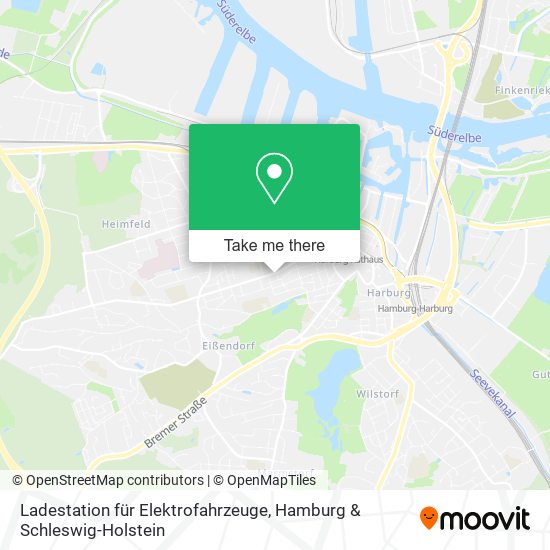 Ladestation für Elektrofahrzeuge map