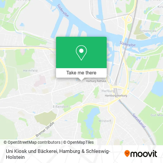 Карта Uni Kiosk und Bäckerei