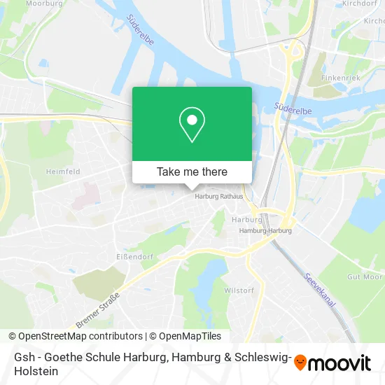 Карта Gsh - Goethe Schule Harburg