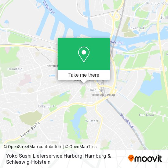 Yoko Sushi Lieferservice Harburg map